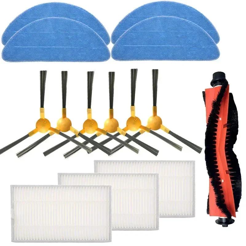 Robot Cleaner Main Roller Side Brush HEPA Filter Mop Cloth Rags for ABIR X5,X6,X8 Ropo Glass 3 Robotic Vacuum Cleaner Parts