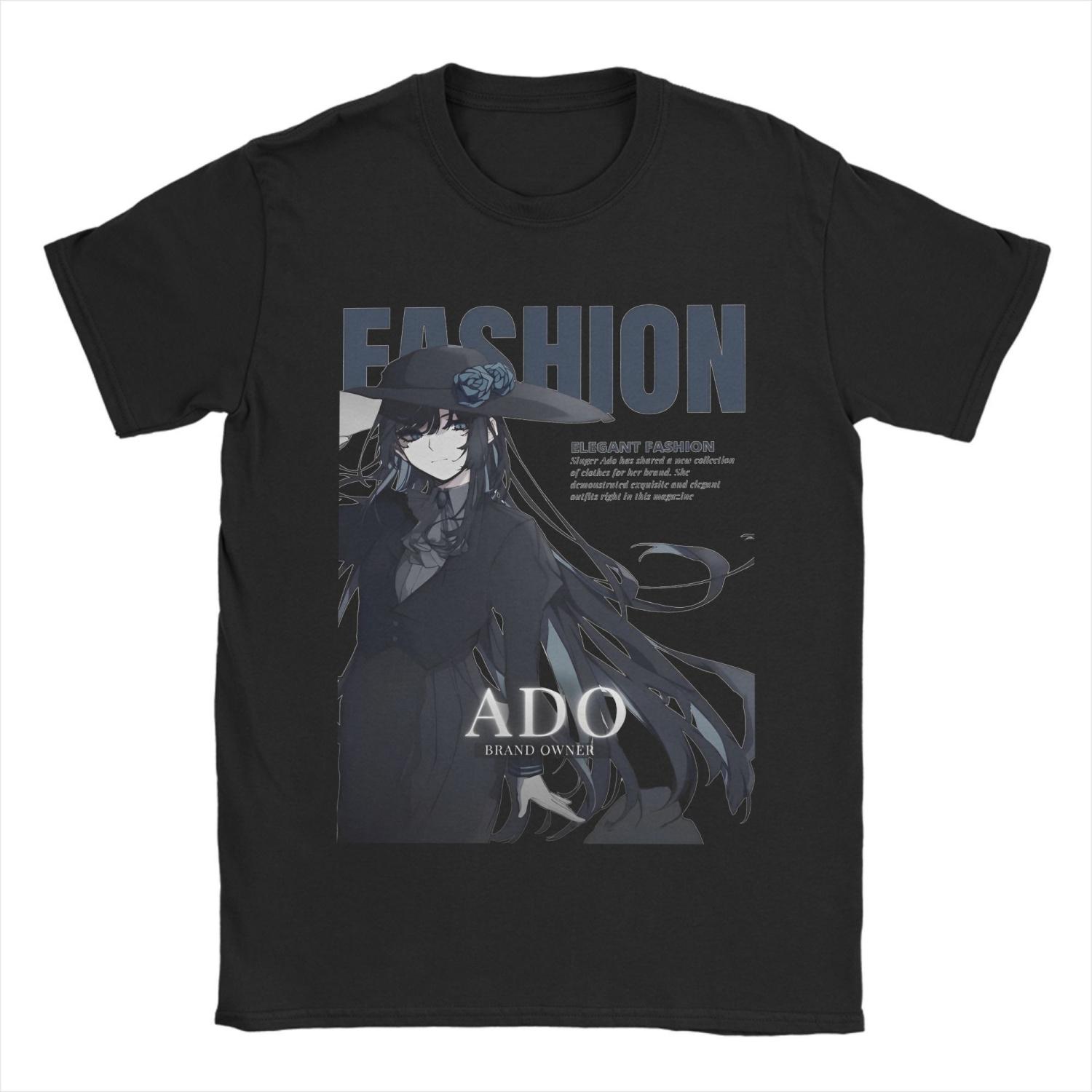 

Men T-Shirts Ado Wish Tour Vintage 100% Cotton Tee Shirt Short Sleeve Japan Singer T Shirt O Neck Tops New Arrival XXXXXL