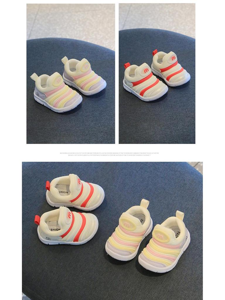 Spring Infant Caterpillar Walking Shoes: Breathable, Soft Sole, Lightweight, for Boys & Girls Ages 1-3