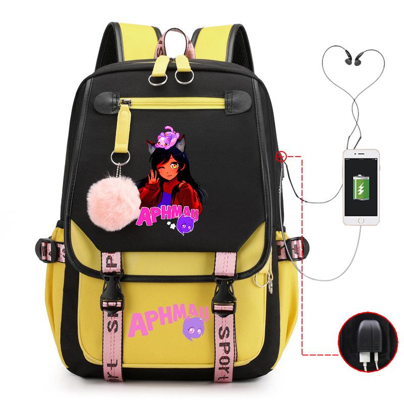 Harajuku Simple And Versatile Junior High School Student Schoolbag Female Lightweight Large-Capacity Junior High School Student Backpack