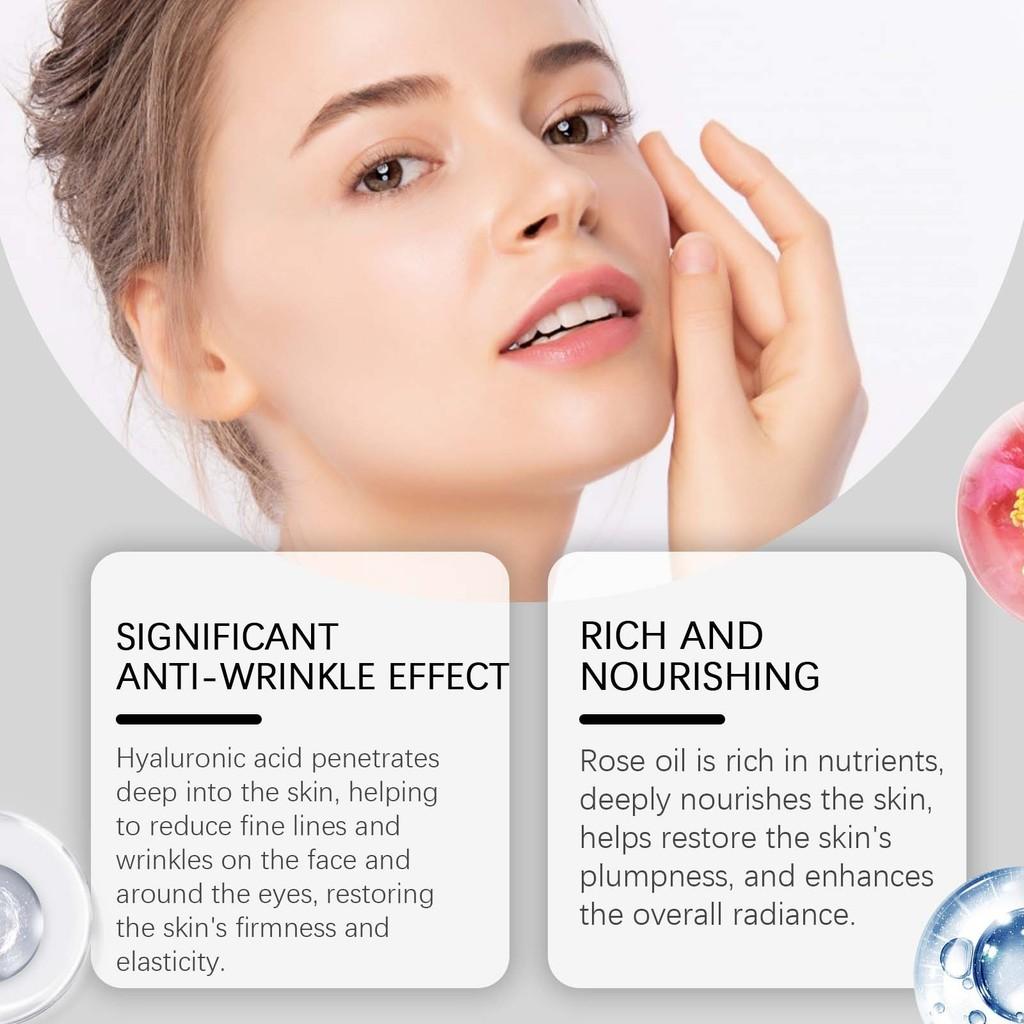 Hoygi Transparent Hyaluronic Acid Facial Essence Hydrating Soothing Skin Brightening Moisturizing And Tightening Serum