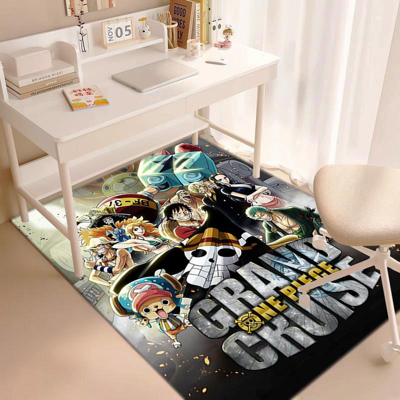 Starring the Japanese Cartoon ONE PIECE Monkey D. Luffy Carpet Is Suitable for Living Room and Bedroom Doormats Office Balcony Decorative Carpet V20
