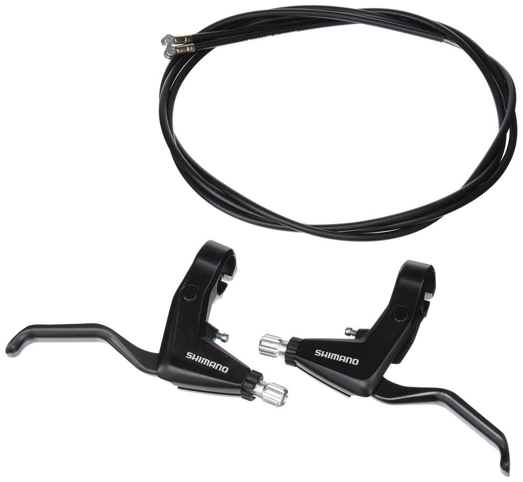Shimano Brake Levers and Right with Black BL-T4000 (Left Set) Cables,