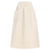 Shop Womens Long Aline Paddedskirt Elastic Waist Bigpocket Ivory Ntt Wsk 20174