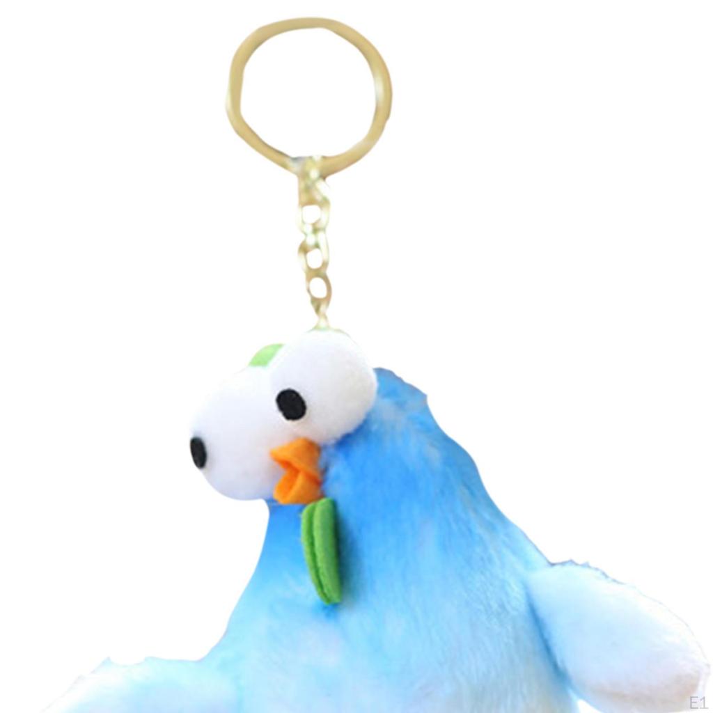 Adorable Plush Animal Keychain Soft Toy for Backpack Decoration