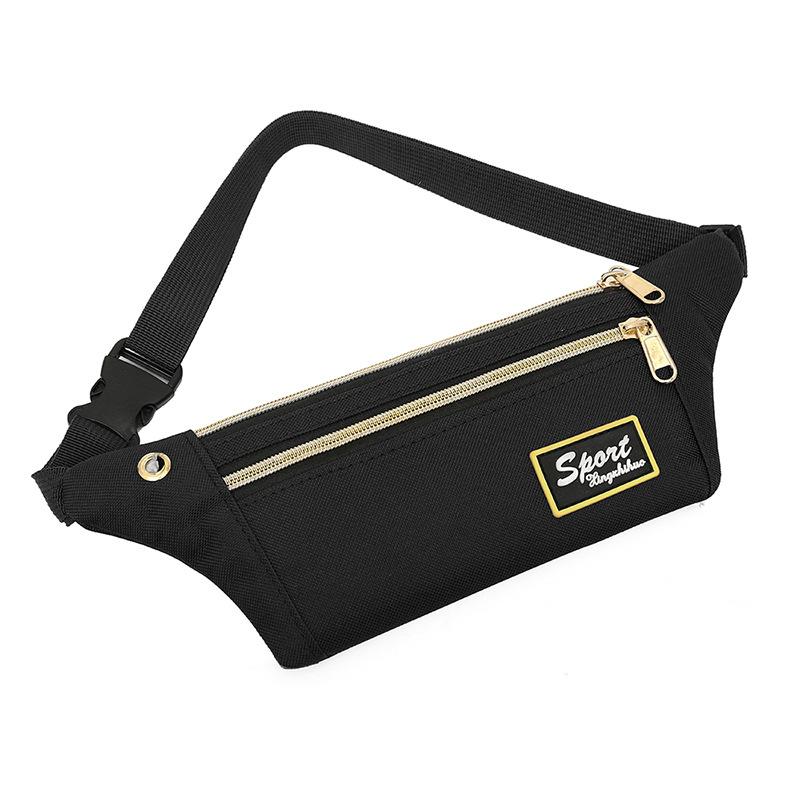 New Style, Men's Waist Bag, Waterproof Fabric, Sports Waist Bag, Women's, Casual and Fashionable, Large Capacity, Storage Waist Bag