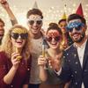 New Years Glasses Heart-Shaped Decoration New Year Party Glasses For Holiday Masquerade Carnivals Teen Adults Celebration Party