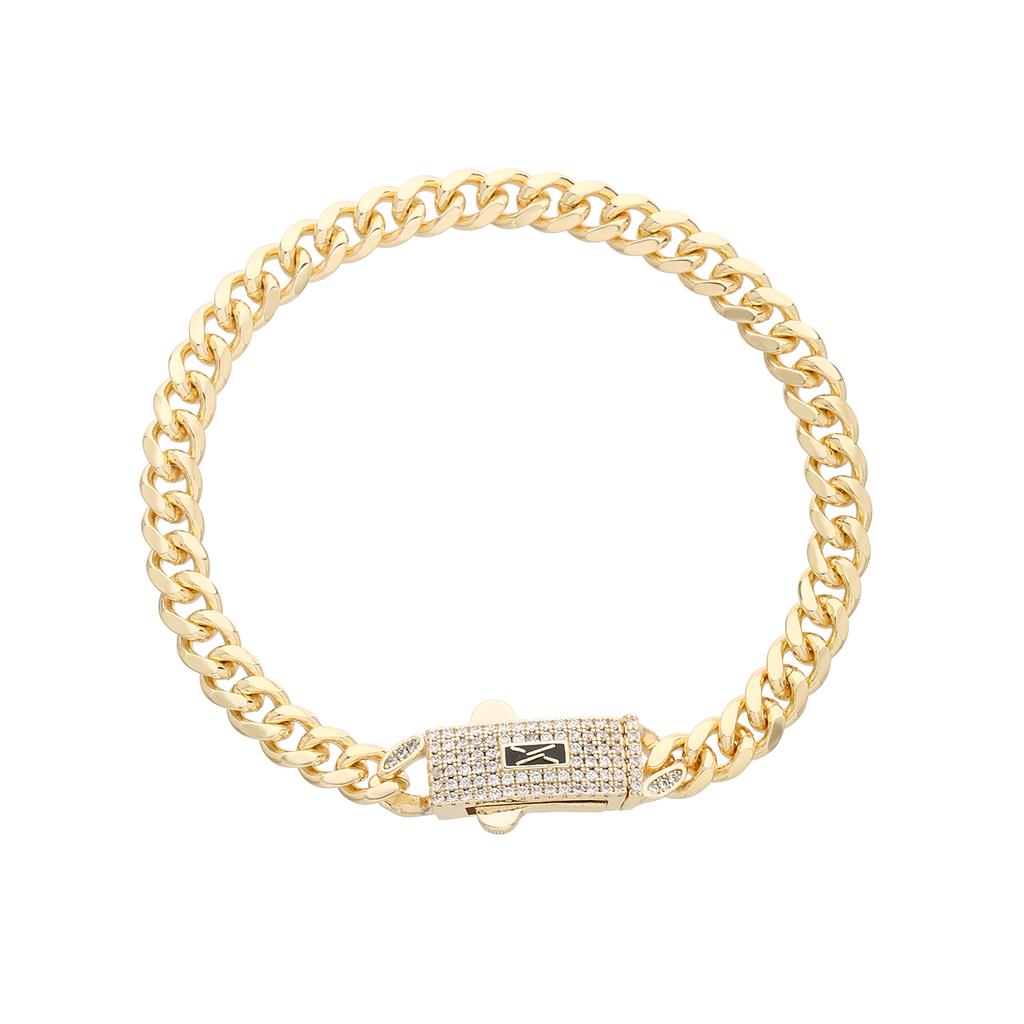 Fashion Monaco Anklet 4N6N8N23cm25cm High Quality 14K Gold Plated Anti-fading Anklet for Men and Women