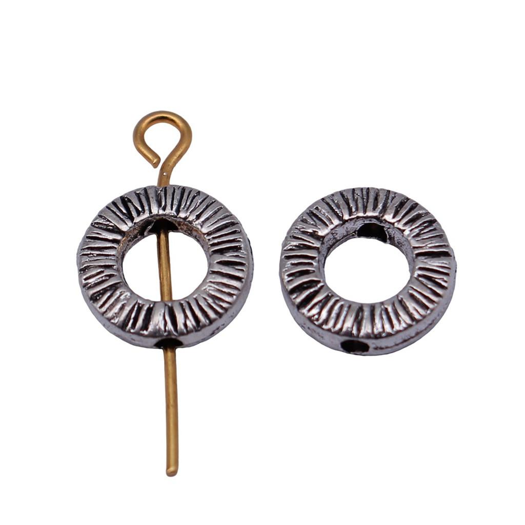 Openwork Beads Mini Hole Geometric Frames For Minimalist Jewelry Components