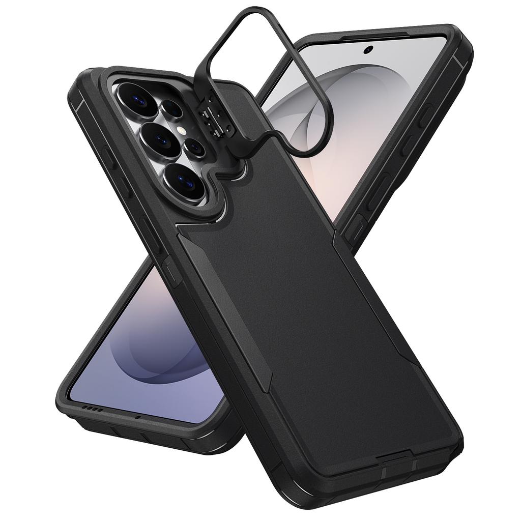 Portable Black Stand Case for Samsung Galaxy A57 5G A 57 A17 A36 A37 A56 A16 A26 S26 Ultra S24 FE S25 S26 Plus Mobile Phone Bag