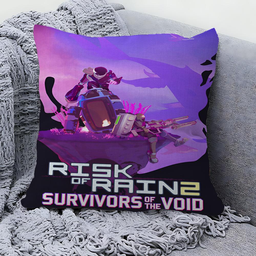 Risk Of Rain Pillowcase Toon Gift Cushion Cover Bedroom Home Sofa Chair Seat Decor Pillow Case