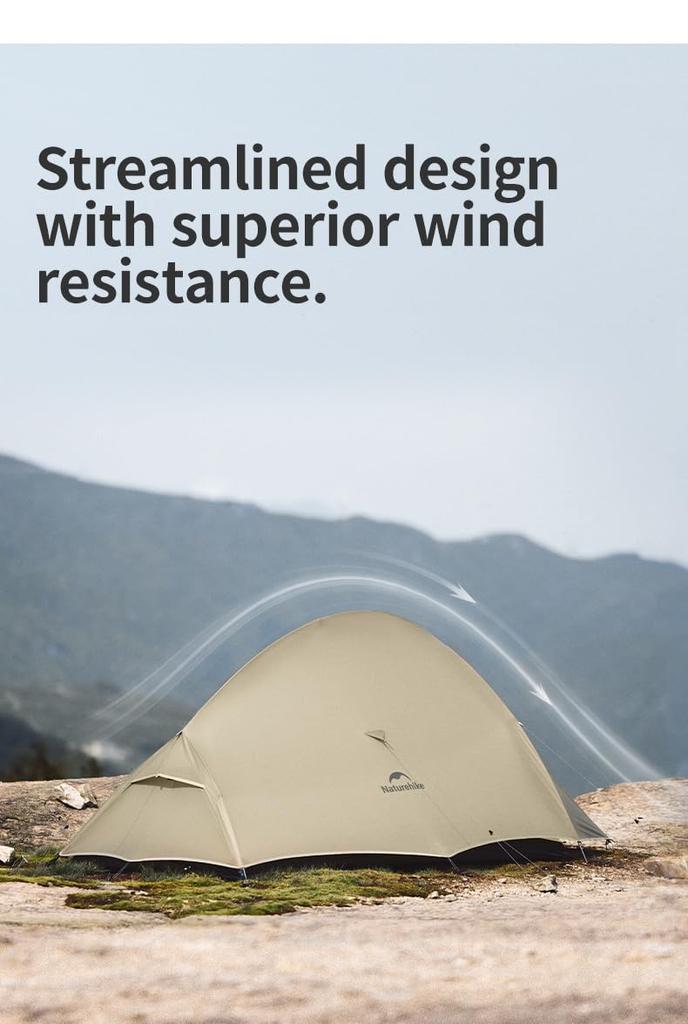 Naturehike Official Shop Tent for 2 Solo Mountain Free Double Wall with Front Dedicated Ground Sheet Water Resistance Storage Bag 3 Disaster Clold Up2