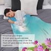 Watercolor Whale Fleece Blanket,Ocean Sea Life Coral Fish and Seahorse Throw Blankets,Soft Cozy Lightweight, Ideal for B