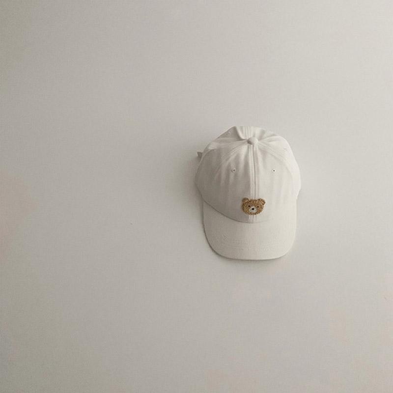 Cute Bear Baby Baseball Cap Spring Autumn Baby Boy Girl Adjustable Visor Hat Outdoor Toddler Kids Sun Caps Baby Accessories