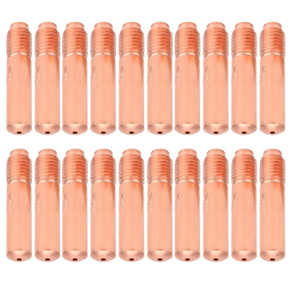 20Pcs Copper Welding Nozzle Set Stable Performance Copper Welding Nozzles H-Series Torch