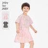 Jnby by JNBY Girls' Floral Print A-Line T-Shirt Dress