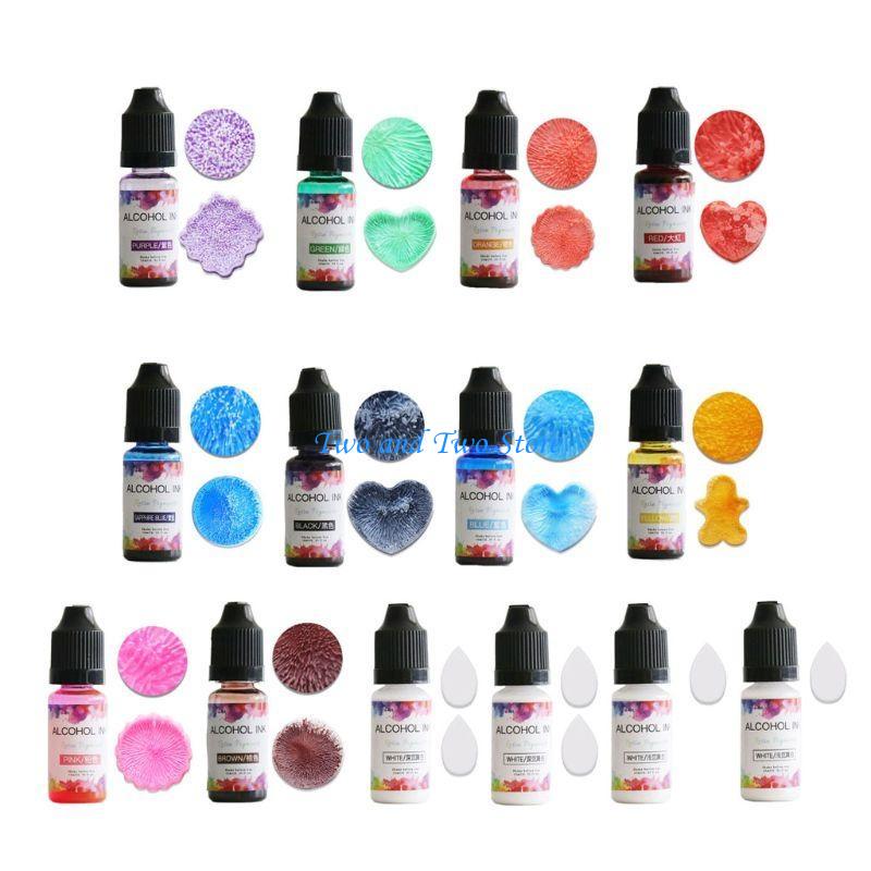 HX6F Liquid Resin Colorant Dye DIY UV Resin Mold Star for Sky Effect Jewelry Making
