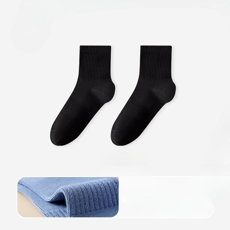 

Men s Autumn Leisure Business Pure Cotton 10A Bacteriostatic Sports Sweat Absorber Deodorant Boneless Socks 1 pair