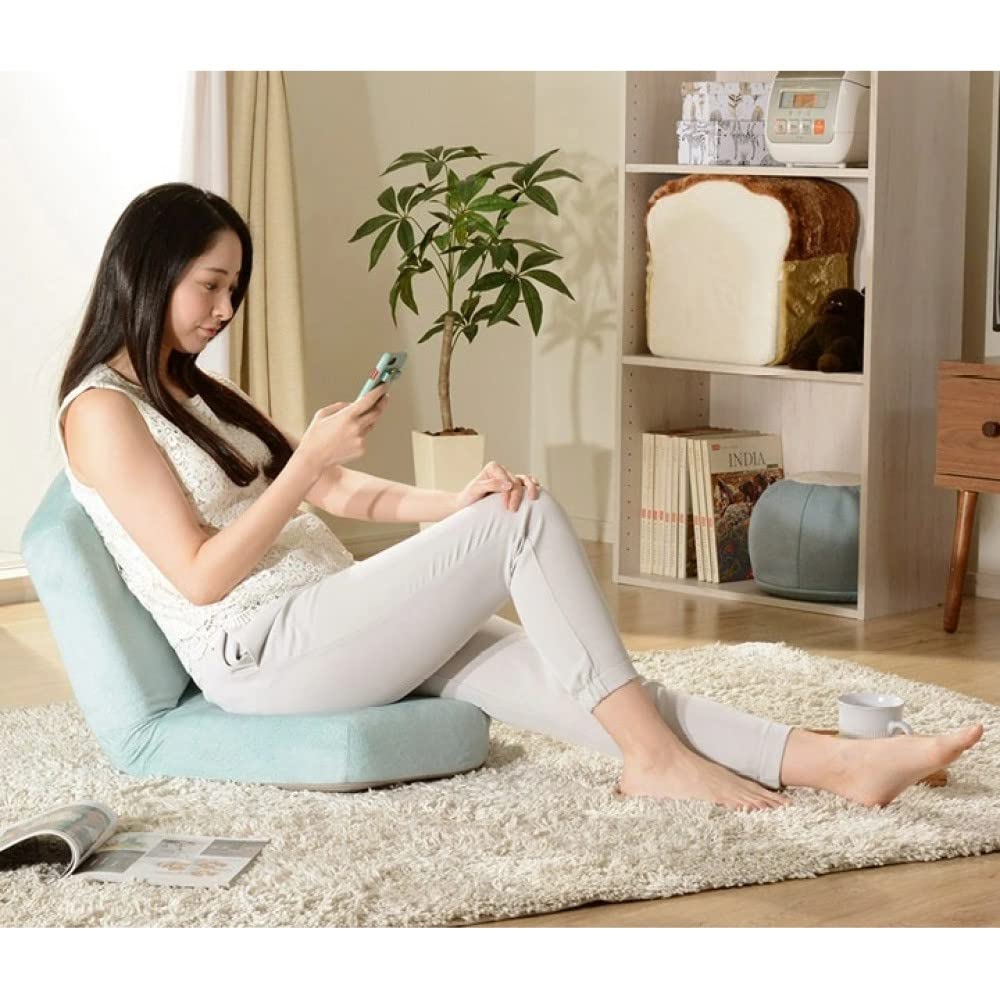 Celtan METO Low-Rebound Floor Chair, Warm Gray, Reclining Back, Made in Japan, A897a-647GRY