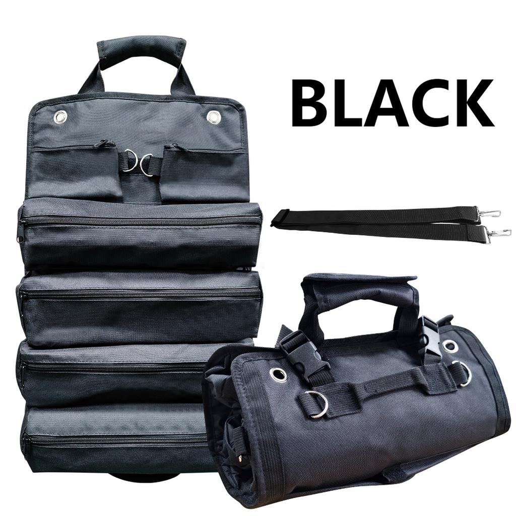 Mehrzweck-Werkzeugtasche Hohe Qualität Mehrere Taschen Beschläge Werkzeuge Beutel Aufrollbar Tragbar Kleine Werkzeuge Organizer Tasche