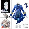 Focalors Cosplay Costume Fontaine Furina Cosplay Uniform Pants Hat Bow Wig Outfit Furina Cospla Halloween Carnival Women's Suits