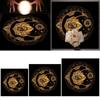 Square Shape Divinations Mat Altar Tablecloth Board Game Card Pad Table Cloth Metaphysical Board Game Mat