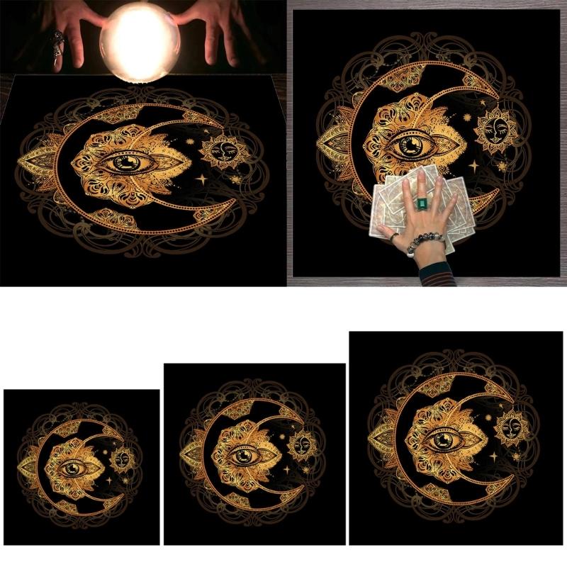 Square Shape Divinations Mat Altar Tablecloth Board Game Card Pad Table Cloth Metaphysical Board Game Mat