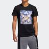 Adidas Shanghai Tee Basketball Sports Short Sleeve T-Shirt Men Tops Black GE1058