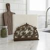 Yousheng Wooden Paper Towel Holder Decorative Bird Turtle Floral Tissue Dispenser with Universal Card Slot, Napkin Dispenser for Kitchen Dining Table
