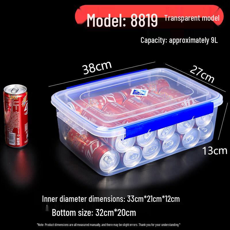 ZISIZ Plastic Commercial Food Storage Container