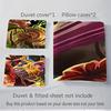 3Pcs Fantasy Warrior Trio Bedding Sets For All Sizes New 3D Printed Bed Cover Comforter Duvet Cover Pillowcase Bedroom Decoration