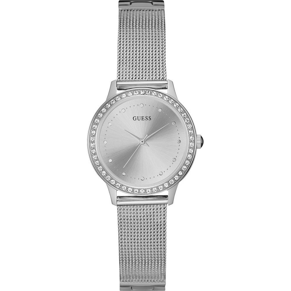 GUESS Chelsea Silver Metal Ladies Quartz W0647L6 серебряный