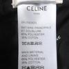 Great CELINE Cap Logo Embroidery Baseball Black Polyester Mens M 2AUS9242N Used
