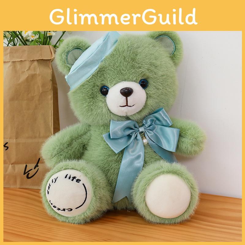 Hat Beret Bear Plush Toy Cute Cartoon Comfortable Girl Birthday Holiday Gift