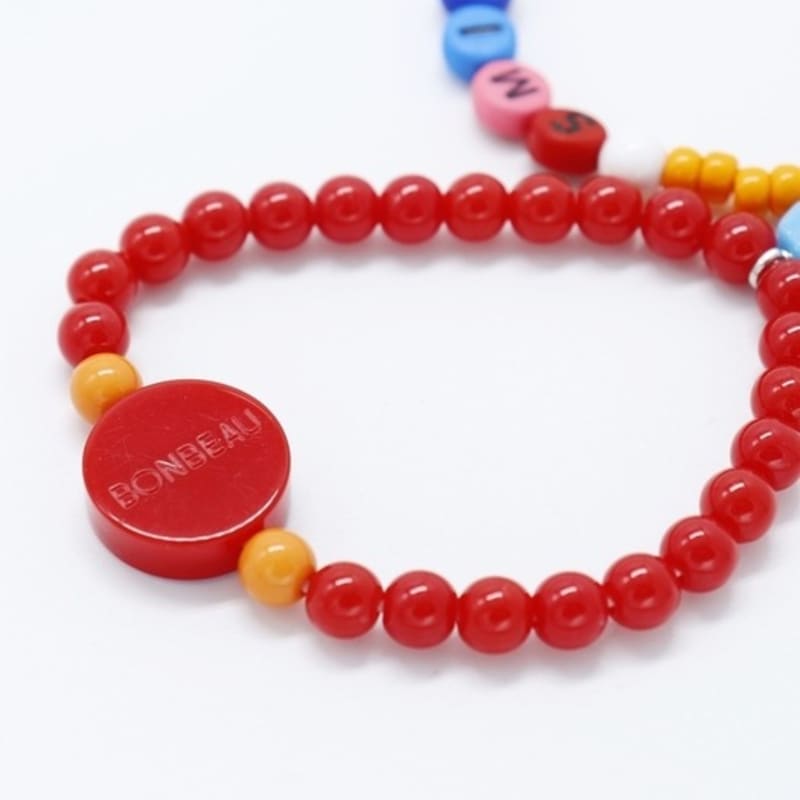 BONBEAU Rising rainbow smile beads Bracelet