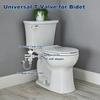 Chrome Finish Bidet T Adapter Solid Brass Tee Connector Premium Brass T Adapter  Handheld Toilet