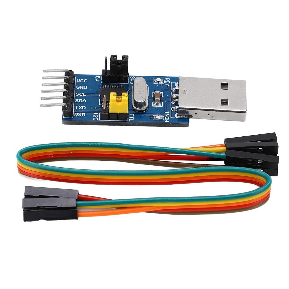 CH341T USB to UART Converter Adapter Module USB to TTL USB to IIC Adapter Module  Data Transfer