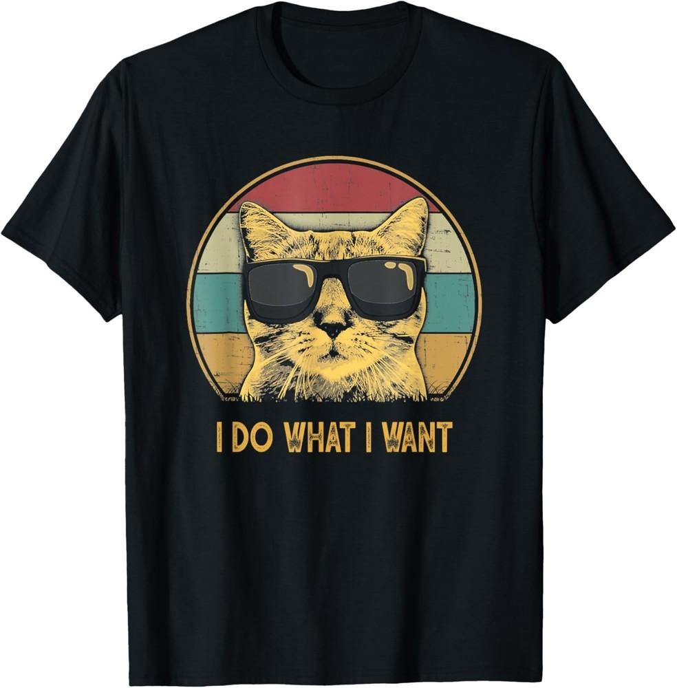 

Retro I do what I want cat funny cat lover T-Shirt unisex T-Shirt 2XL