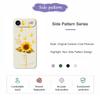 For iPhone 17 Air Case Golden Butterfly Sunflower Pattern Printing Straight Edge TPU Phone Back Cover