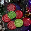 5 Pz Testa Timbro Sigillo a Tema Natalizio Testa Timbro Scrapbooking per Sigillo Busta Biglietto di Natale Inviti Abbellimento