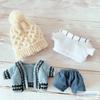 Doll Clothes Knitted Hat pantsSweater Shoes for 20cm Idol Dolls Accessories Plush Doll's Clothing Durable Toys Korea Kpop EXO Dolls Gift