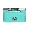 Metal Locking Cash Storage Organizer With Carry Handle Compact Case Container Suitable For Office Supplies Workshop Tool