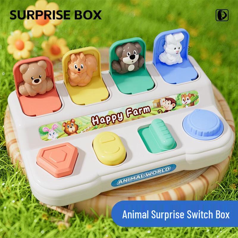 Fumade Peek-a-Boo Pop-Up Activity Box Toy