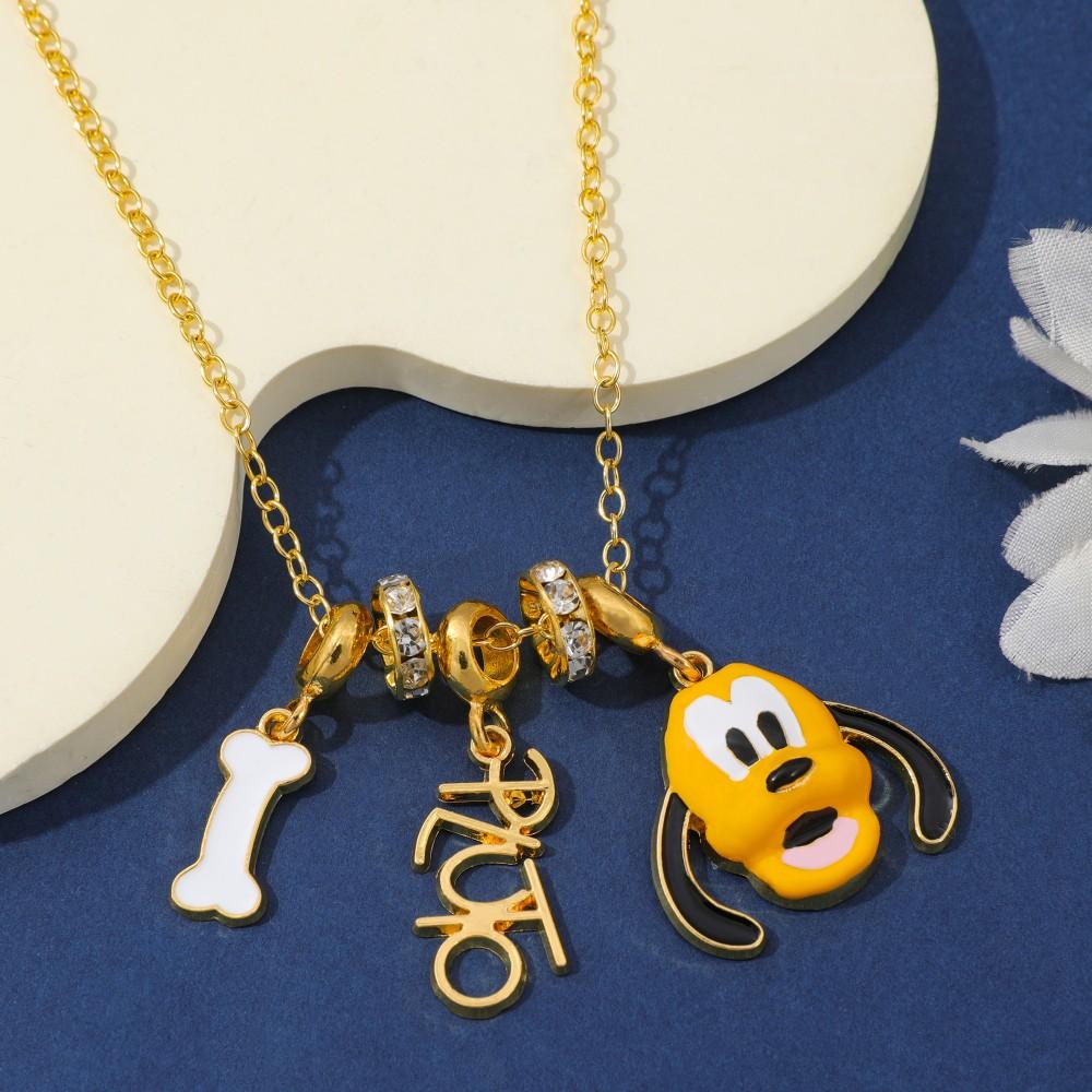 

Pluto Anime Cartoon Dog Pendant Necklace Toy - Creative Funny Unisex Gift Jewelry for Men And Women