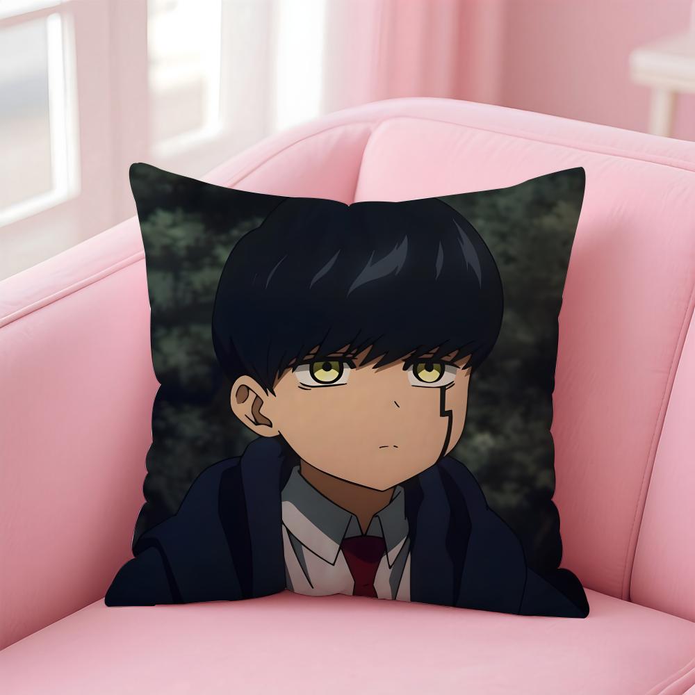 anime Mashle Magic and Muscles Cushion Cover Comfortable Reversible Pillow Cover Ideal for Car Sofa Bedroom & Beyond