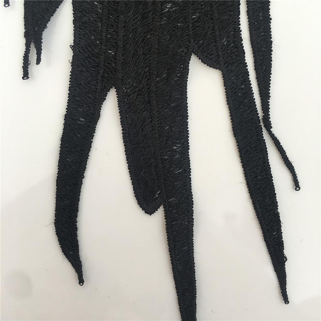 1pair Angel Wing Embroidery Patches Fashion Clothing Applique Costume Accessory for Personalized Clothing