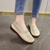 Soft sole non-slip shallow mouth mother shoes old Beijing cloth shoes women's breathable hollow new Chinese shoes 2025 summer new