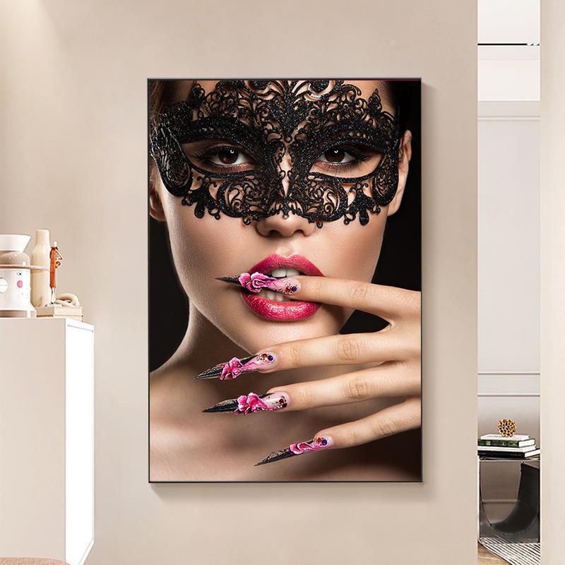 

Современная красота, модный дизайн ногтей, салон красоты, холст, живопись, постеры без рамы и принт, настенные панно для декора гостиной 40x50cm No Framed