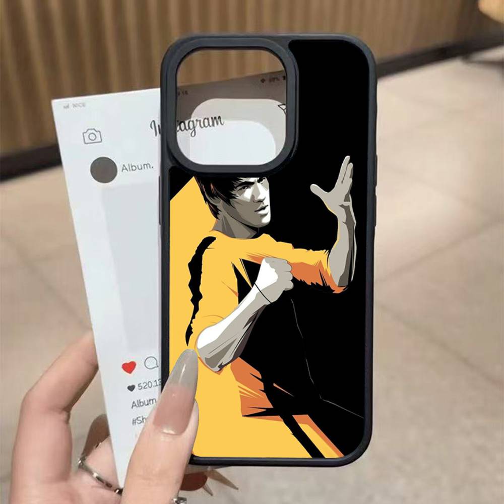 

Kung Fu Taekwondo Karate Black Silicone Hard Plastic Phone Case For Iphone 17 Air 16 15 14 13 12 11 Pro Max PC+TPU Cover iphone 14 plus