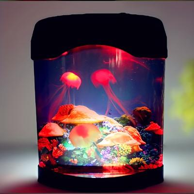 1pc Colorful USB Jellyfish Aquarium Simulation Electronic Night Light for Kids Room Decoration